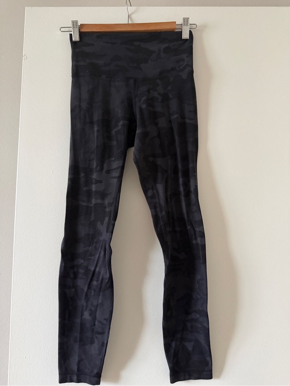 Lululemon Align High-Waist Black Camo Leggings